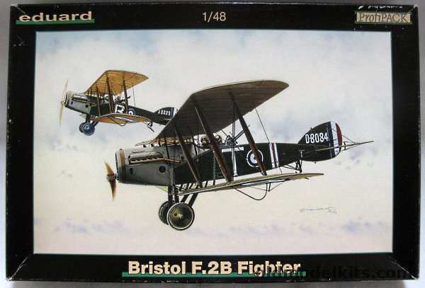 Eduard 1/48 Profipack Bristol F.2B Brisfit (F-2B / F2B), 8127 plastic model kit